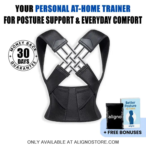 Aligno posture trainer for everyday comfort and better posture.